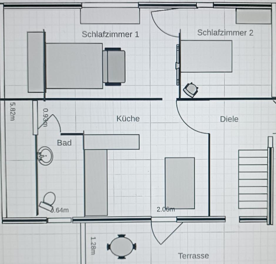Haus Mari Lejlighed Niederwiesa Eksteriør billede